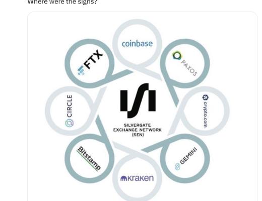 
      FTX崩盘的牺牲品？Silvergate惨遭挤兑恐破产