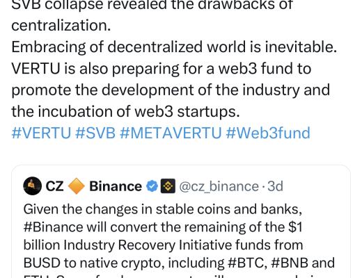 
      硅谷银行破产引恐慌 VERTU发WEB3基金为行业恢复提供有力支持