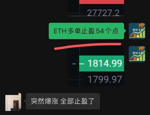 
      小神：恭喜 行情如期暴涨 btc多单止盈660个点 ETH多单止盈54个点 太牛逼了