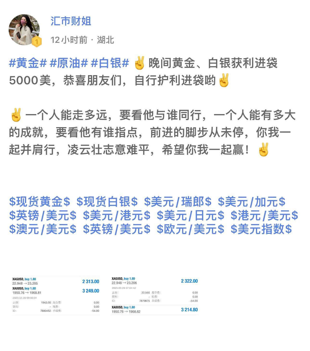 
      汇市财姐-3/29三月倒数中 你今日是如何应对当下黄金的？