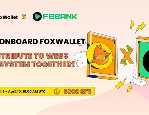 FBBank联合FoxWallet 5000 $FB 赠送