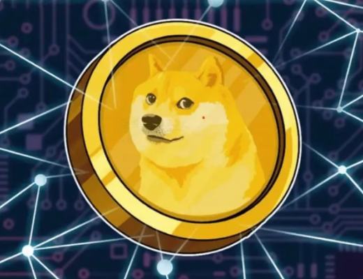 100 万至 1000 万美元的狗狗币交易量在 30 天内上涨了约 300%