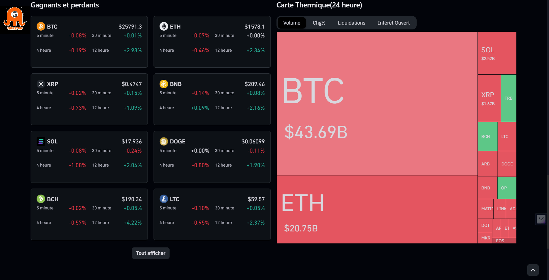 CoinGrew平台选项